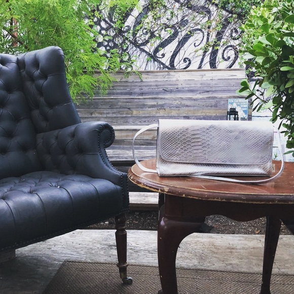 SILVER soft leather - Italian - 100 % real Unique - Picture 7 of 7